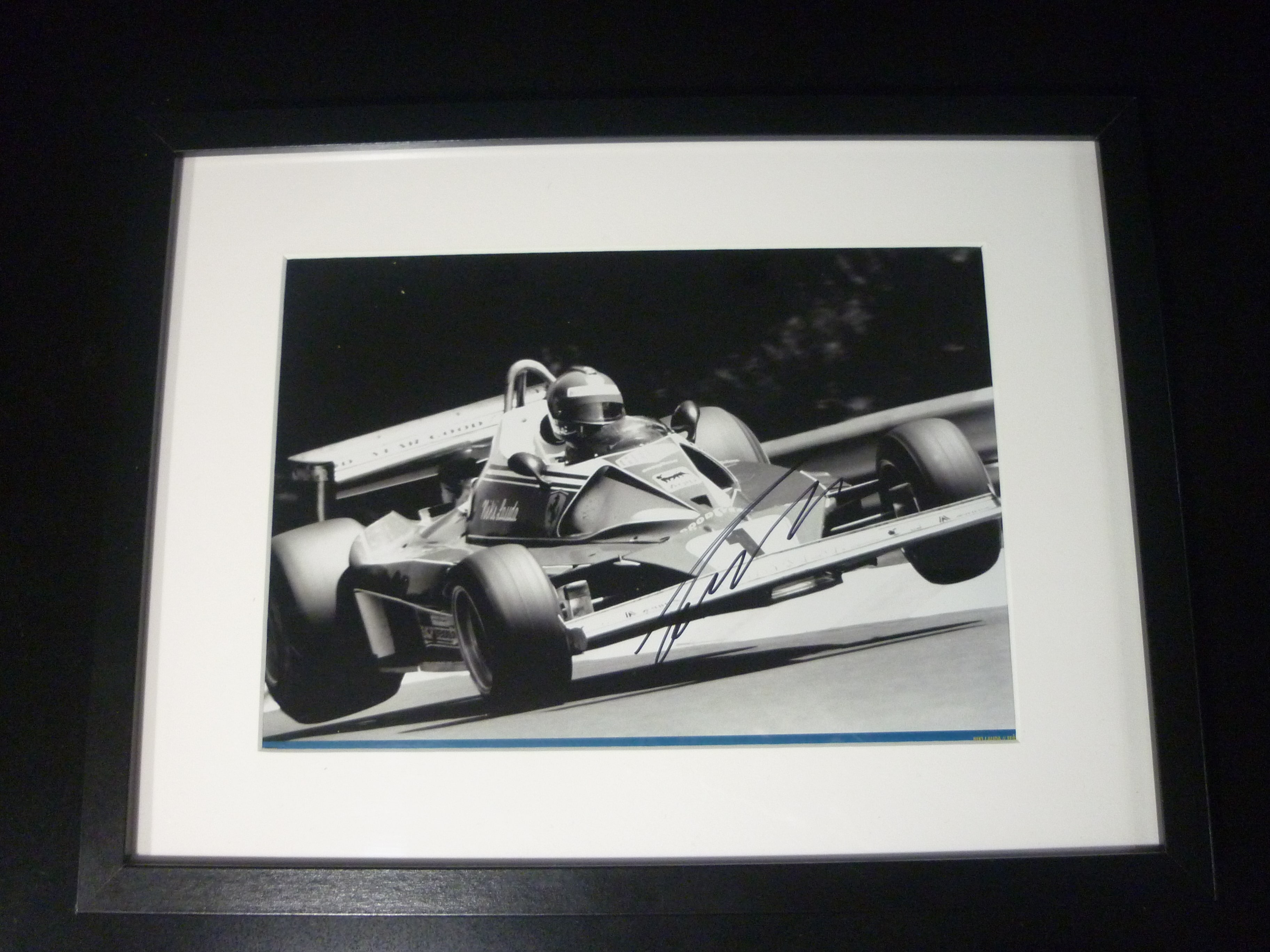 Foto autografata Niki Lauda con certificato 
