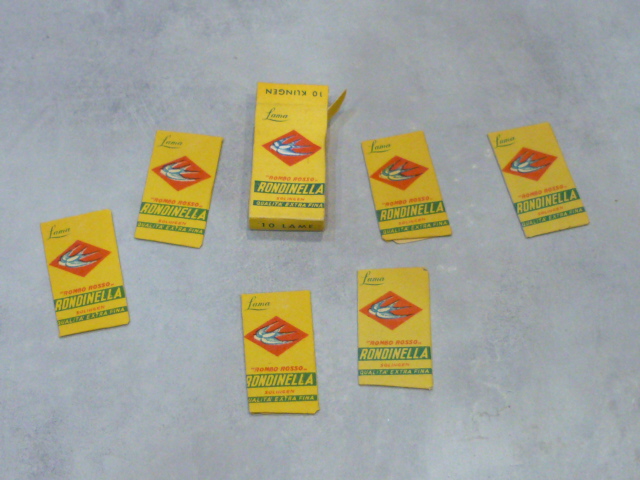 Lamette Rondinella Rombo Rosso